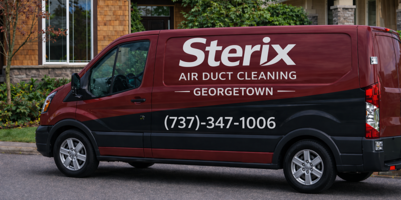 Sterix Air Duct Cleaning Van